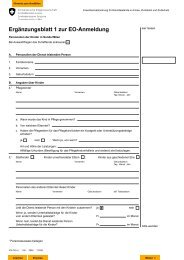 EO-Anmeldung bei Militärdienst - Ausgleichskasse Swissmem
